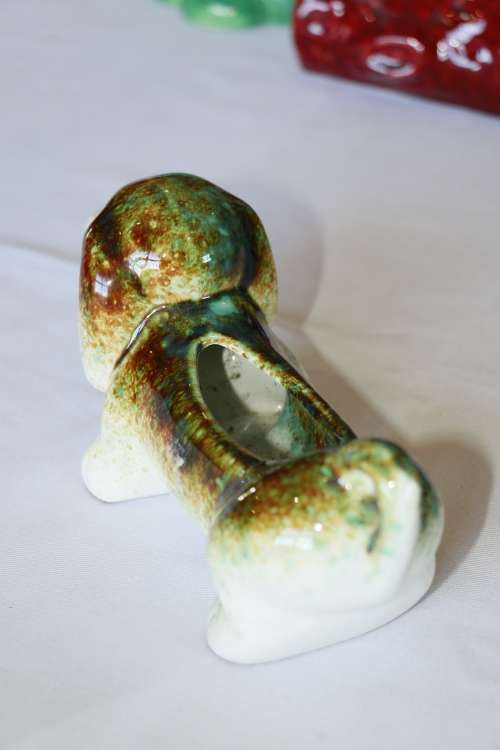 Vintage Dachshund Vase