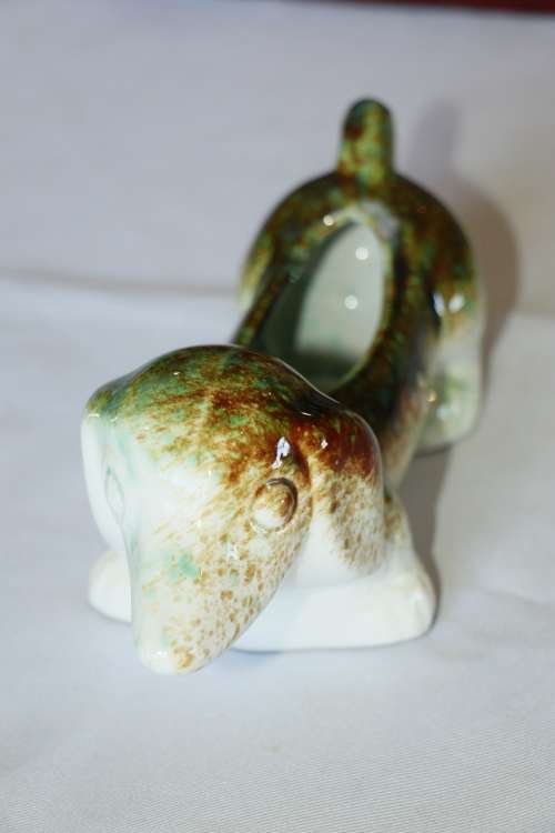 Vintage Dachshund Vase