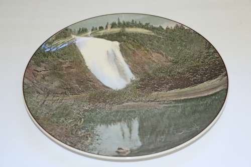Royal Doulton Plate - Montmorency Falls near Quebec City