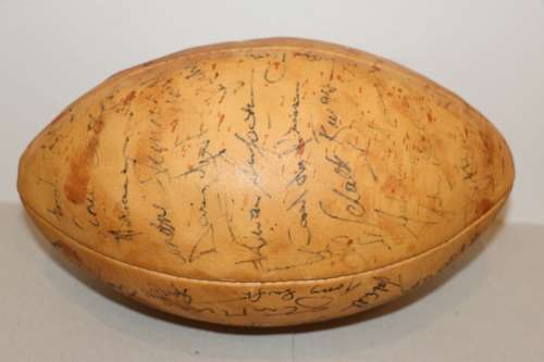 1984 Springbok vs England Test Signed Rugby Ball
