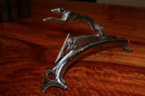 1936 Ford Coupe V8 Greyhound Emblem