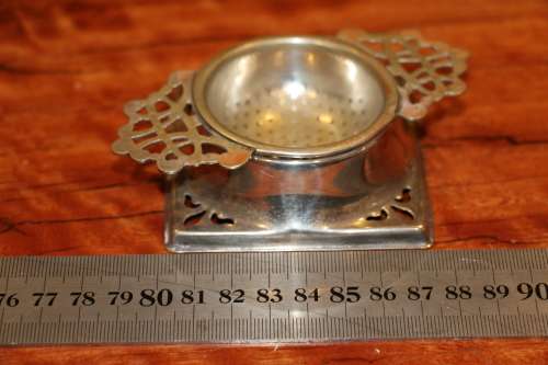 Vintage Silver Tea Strainer - EPNS