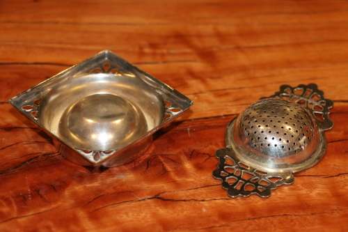Vintage Silver Tea Strainer - EPNS