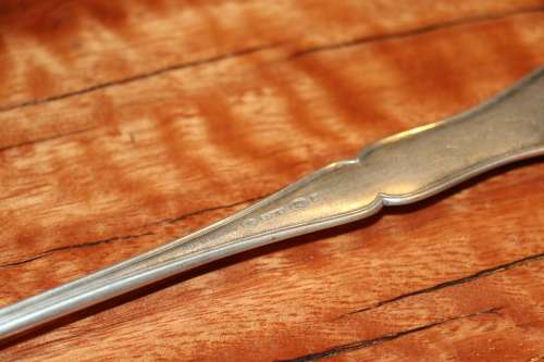 Norwegian Silver Meat Fork - NM 830S - c.1948