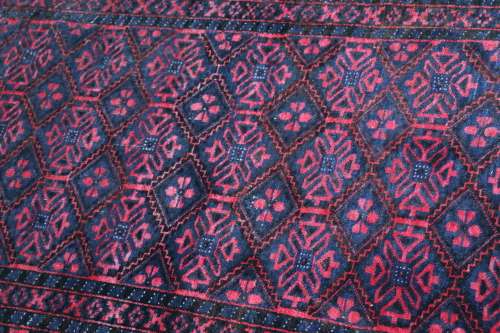 Vintage "Baluch" Persian Carpet (205 x 105 cm)