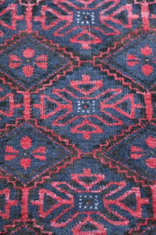 Vintage "Baluch" Persian Carpet (205 x 105 cm)