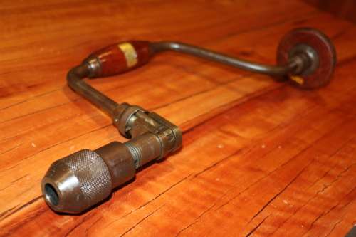 Vintage Hand Brace Drill - Solingen - Germany