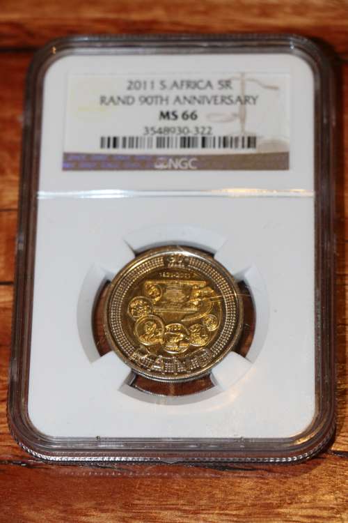 2011 RSA 5R Rand - 90th Anniversary - NGC MS66