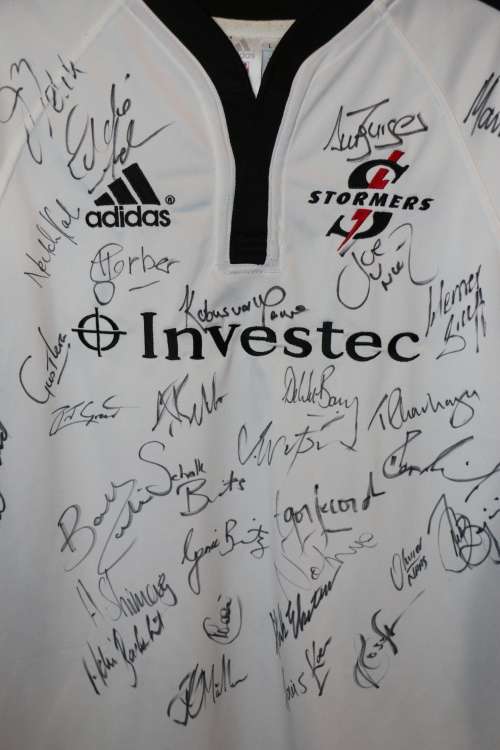 Stormers Signed Rugby Jersey