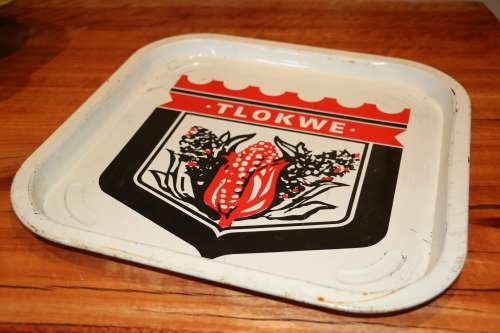 Vintage "Tlokwe" Beer Tray