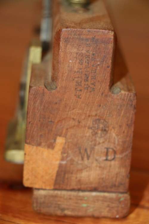 Vintage Atkin & Son (Birmingham) Brass and Wood Plane