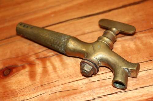 Vintage Brass Barrel / Vat Tap