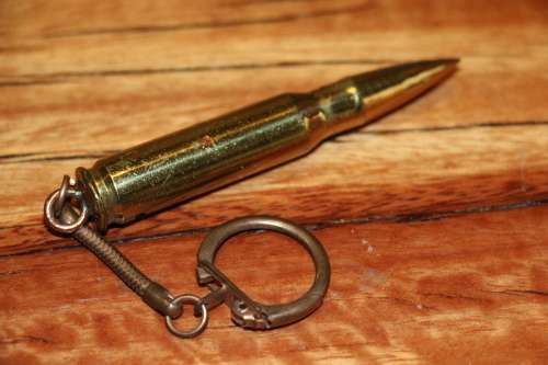 Trench Art Key Ring