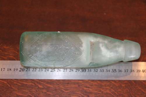 Vintage Algoa Bay Co. Syphon Manufactory, Codd Bottle with Marble