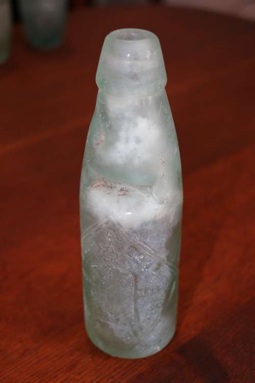 Vintage Algoa Bay Co. Syphon Manufactory, Codd Bottle with Marble