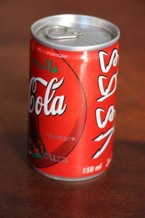 Limited Edition Coca-Cola "1996 Kuwait" Aluminium Can 150ml - Sealed, but contents not full.