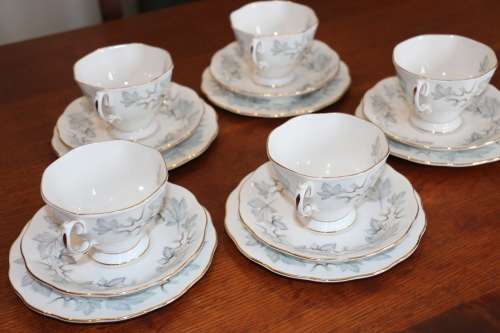 Royal Albert Silver Maple Trios (Selling per trio)