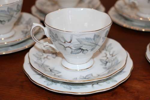 Royal Albert Silver Maple Trios (Selling per trio)
