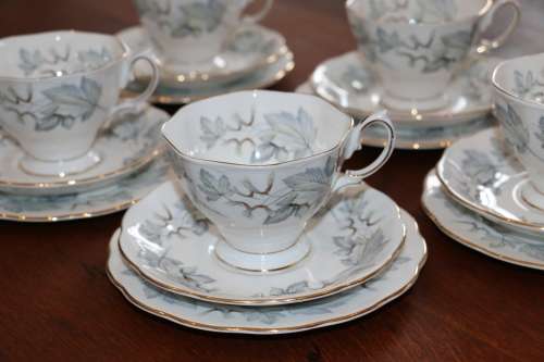 Royal Albert Silver Maple Trios (Selling per trio)