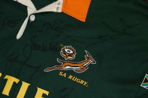 Signed Springbok Rugby Jersey