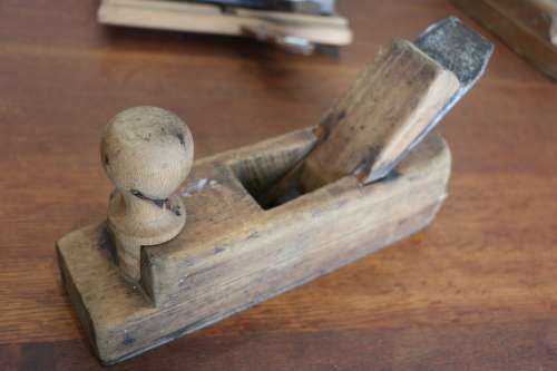 Vintage Block Plane with metal Foot - Ahrem's Good Line Germany