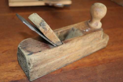 Vintage Block Plane with metal Foot - Ahrem's Good Line Germany
