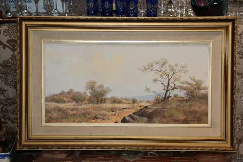 Francois Badenhorst Bushveld Landscape 79 x 48 cm