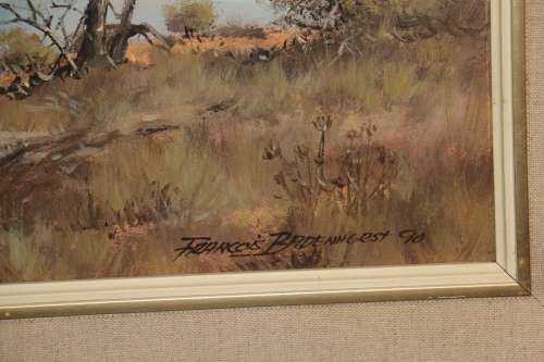 Francois Badenhorst Bushveld Landscape 79 x 48 cm