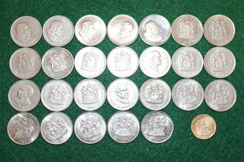 1965 - 1990 20 Cent Collection - Republic of South Africa