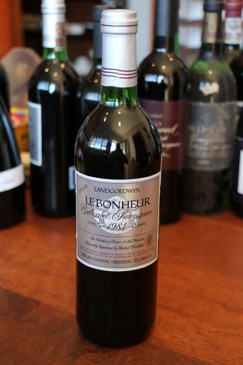 1984 Le Bonheur Landgoedwyn Cabernet Sauvignon 750ml
