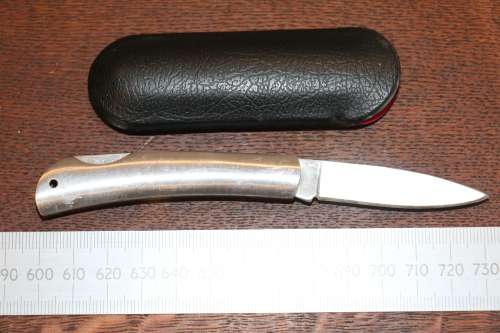 D.O.W. Stainless Steel Folding Knife