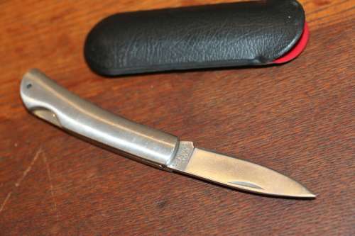D.O.W. Stainless Steel Folding Knife