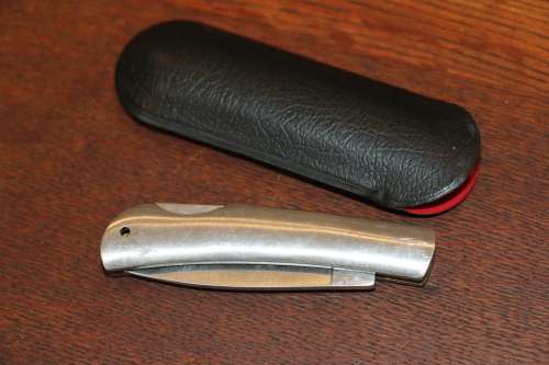 D.O.W. Stainless Steel Folding Knife
