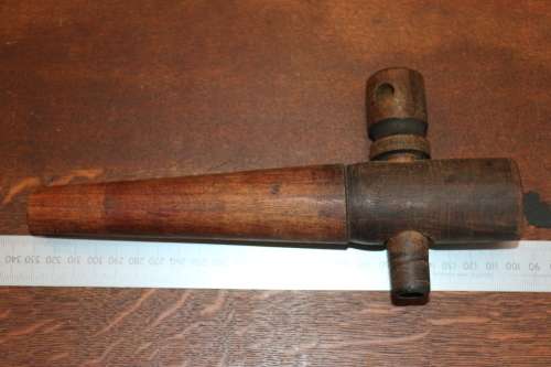 Vintage Large Wooden Wine Barrel Tap