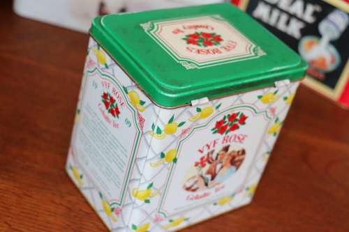 Five Roses Tea Tin (12cm Tall)
