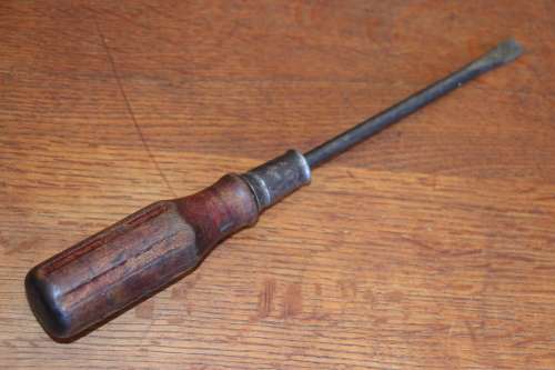Vintage Flat Screwdriver - Made in USA - Looks like Stanley #20