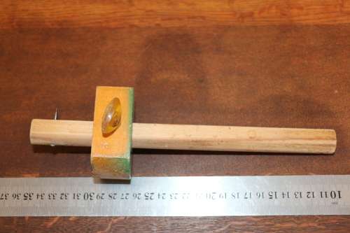 Vintage MARPLES Wood and Brass Mortise Marking Gauge