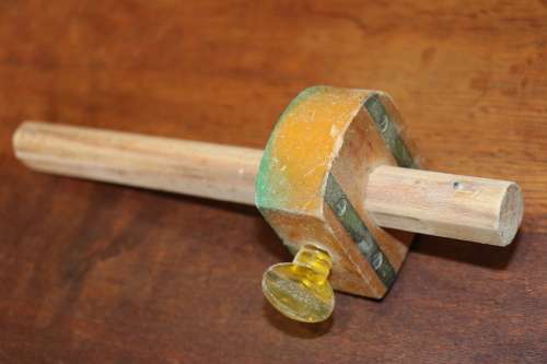 Vintage MARPLES Wood and Brass Mortise Marking Gauge