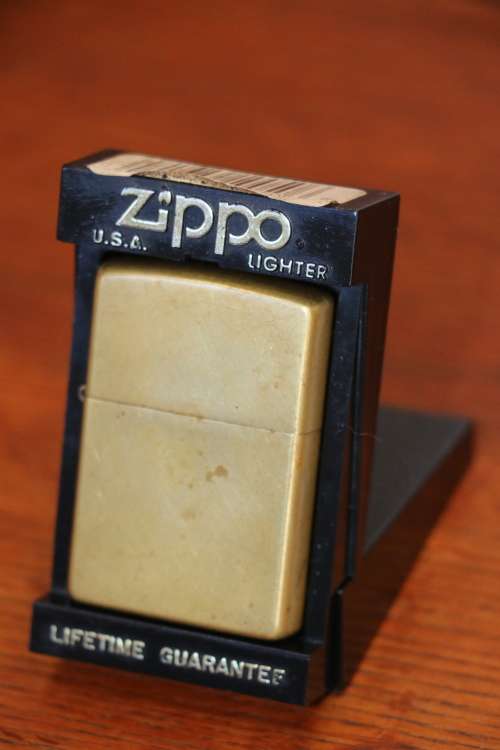 Solid Brass Zippo Lighter