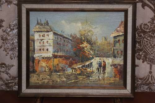 Beautiful Street Scenery - 30 x 25 cm