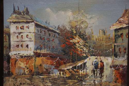 Beautiful Street Scenery - 30 x 25 cm