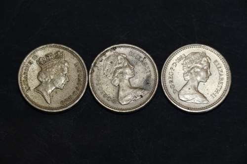 1983, 1984, 1990 One Pound UK