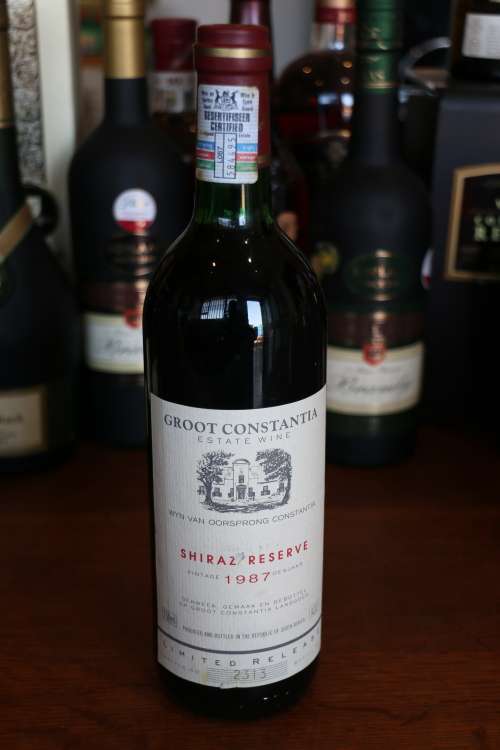 1987 Groot Constantia Shiraz Reserve - Limited Release #2313 - 750ml