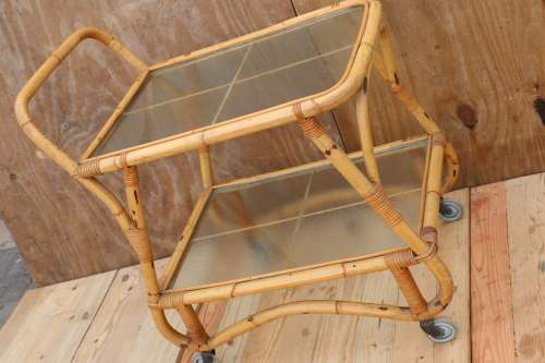 Vintage Bentwood Gin Trolley