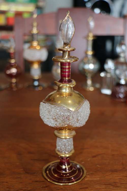 Egyptian Glass Perfume Bottle