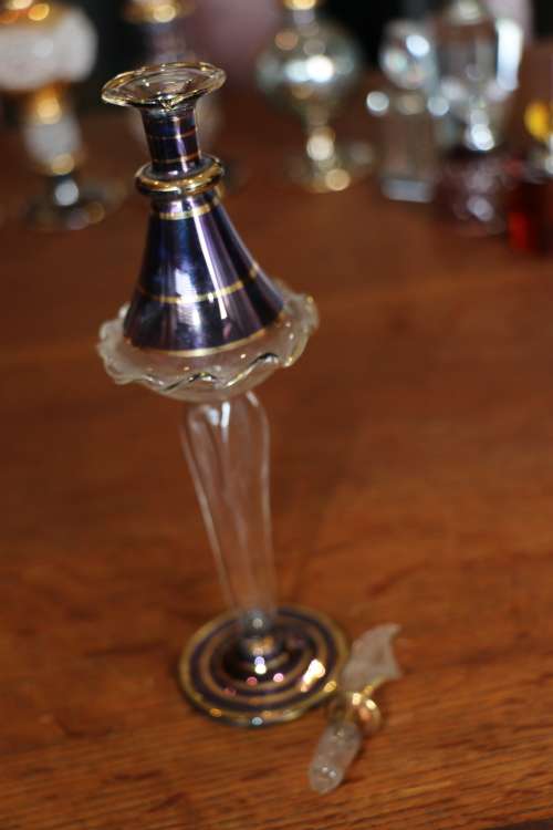 Egyptian Glass Perfume Bottle