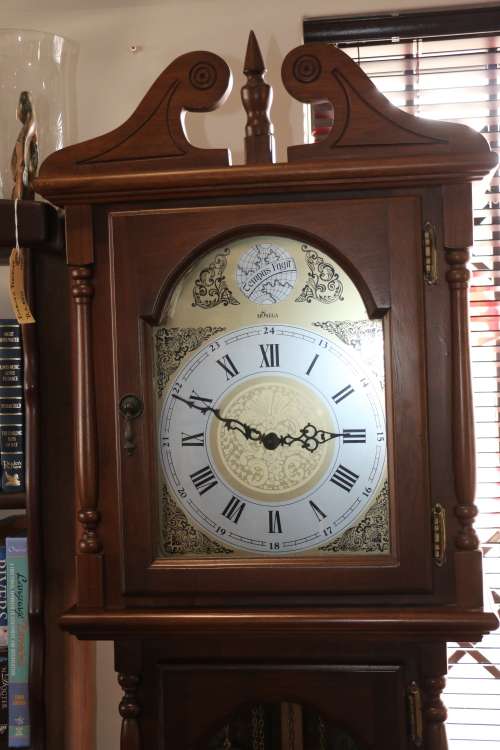 Beautiful Monega Longcase Grandfather Clock