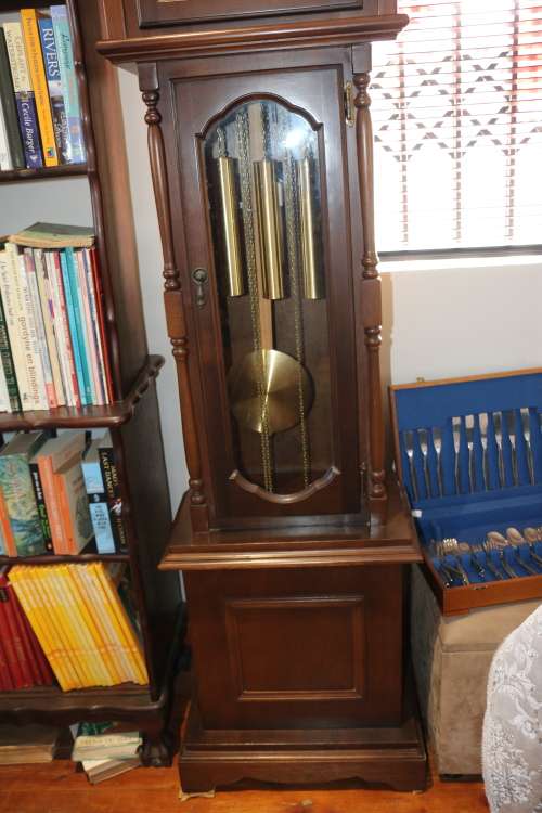 Beautiful Monega Longcase Grandfather Clock