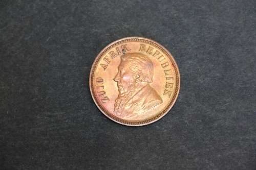 Beautiful 1898 ZAR Paul Kruger 1 One Penny