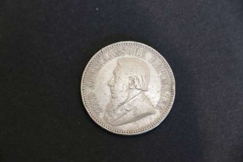 Beautiful 1892 ZAR Paul Kruger 2 1/2 Shilling / Half Crown